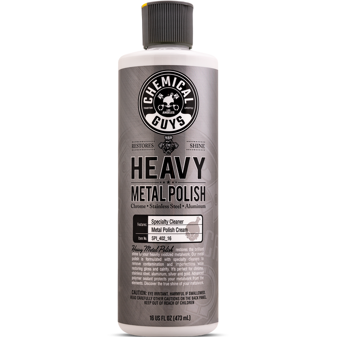 Поліроль абразивна для хрому та металу Chemical Guys Heavy Metal Polish, 473 мл, фото 1