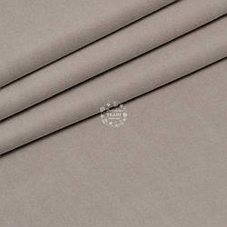 Однотонна фланель темна сіро-бежева, ширина 240 см