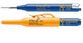 Фірмовий маркер з довгим носиком PICA150/41 синій