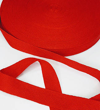 Стрічка кіперна червона 20мм