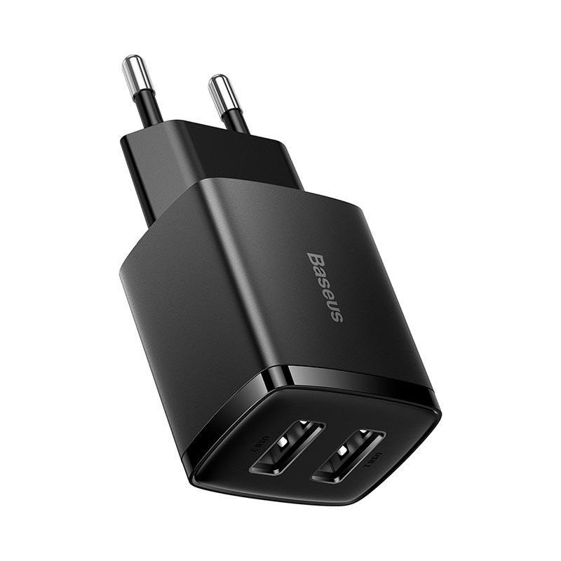 Usb зарядка Baseus CCXJ010201 2USB 2.1A Black, фото 1