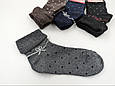 Жіночі середні шкарпетки Marjinal, бантики зима махра відворот 36-40,12пар/уп асорті, фото 3