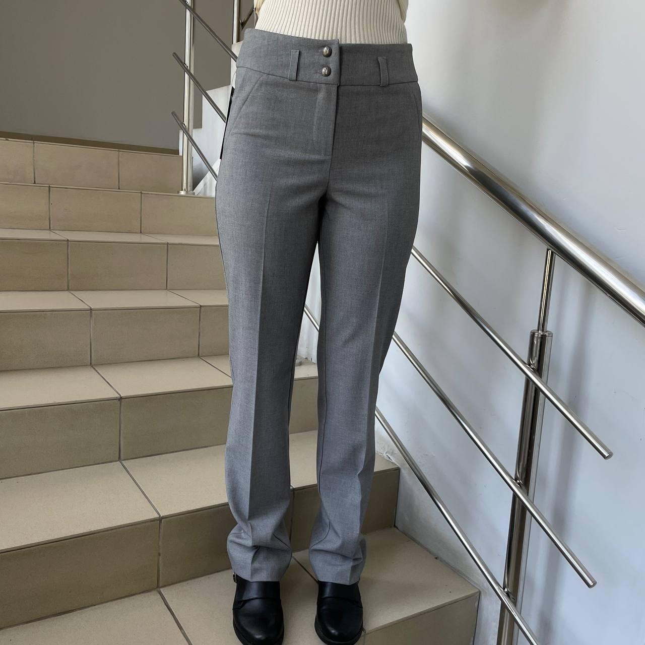 Жіночі звужені штани класичні трикотаж, фото 1