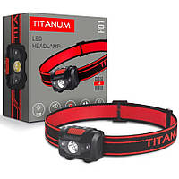 Налобный светодиодный фонарик TITANUM TLF-H01 100Lm 6500K Черный