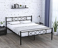 Кровать Сабрина двухспальная Черный 160 см х 200 см
