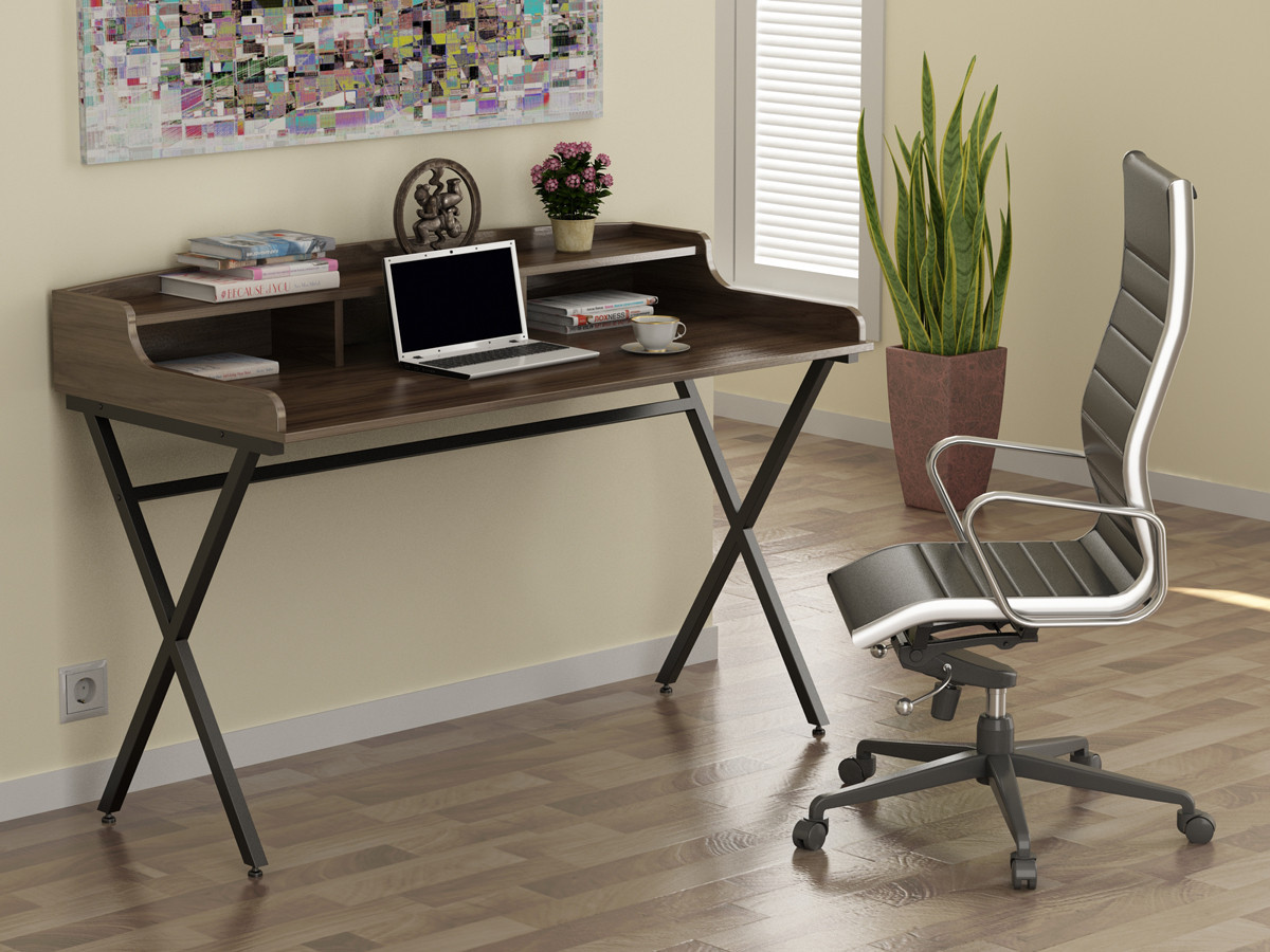 Письмовий стіл Loft design L-10 Горіх Модена