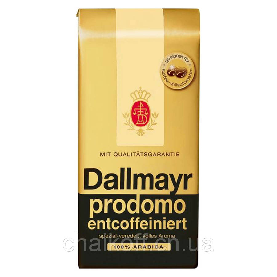 Кофе молотый без кофеина Dallmayr Prodomo Entcoffeinier 500 г - фото 1 - id-p1949227942