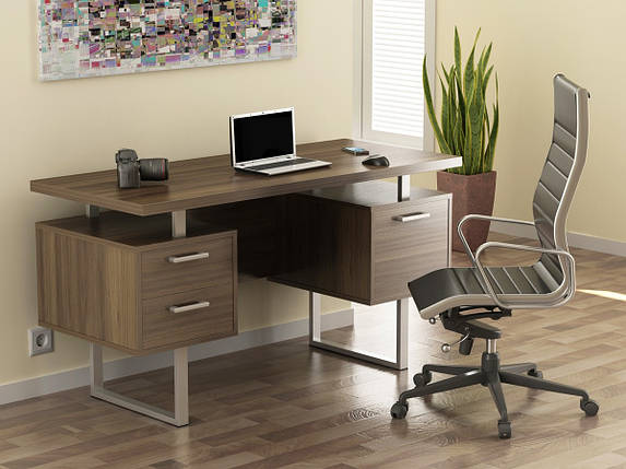 Письмовий стіл Loft design L-81 Горіх Модена, фото 1