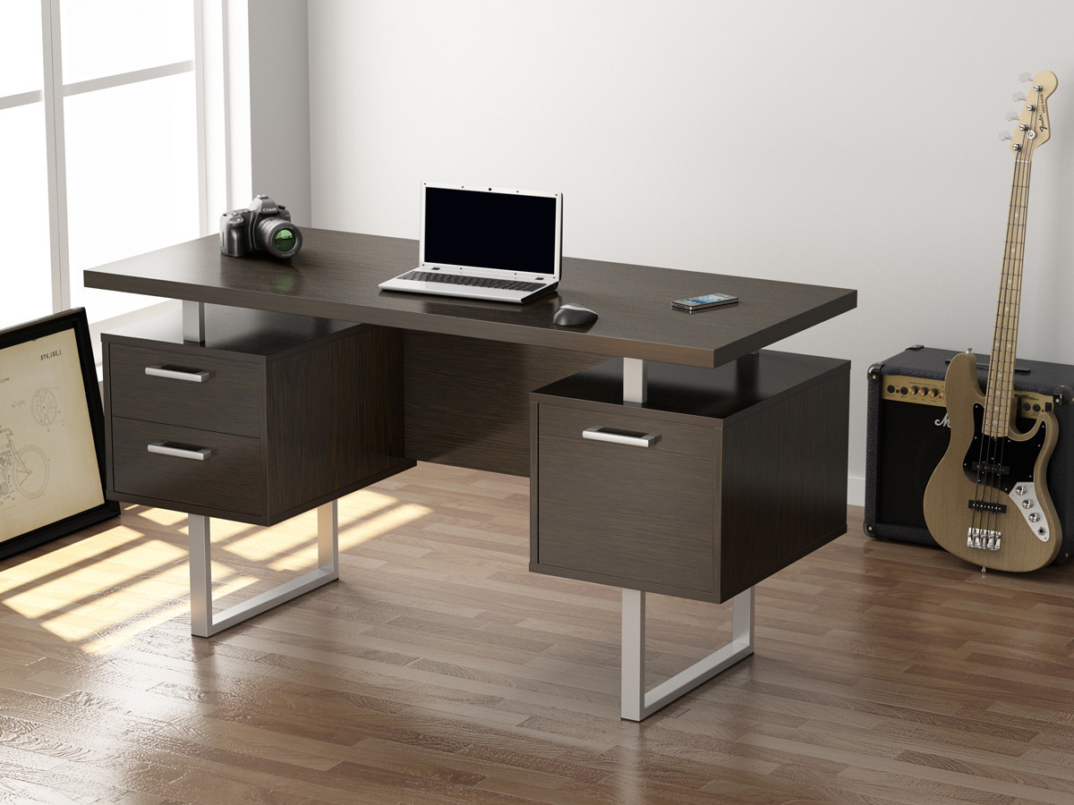 Письмовий стіл Loft design L-81 Венге Луїзіана