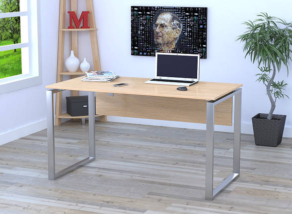 Письмовий стіл Loft design Q-135 зцаргою Дуб Борас, фото 1