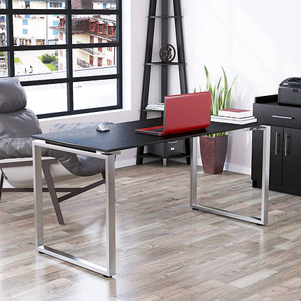 Письмовий стіл Loft design Q-160 Венге Луїзіана Стільниця 16 мм, фото 1