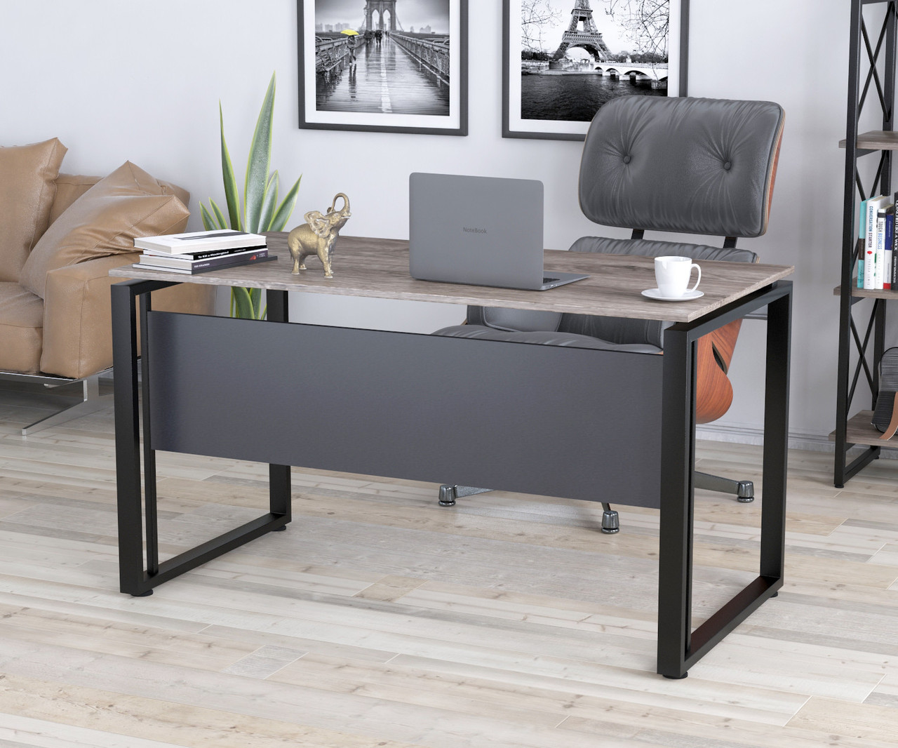 Письмовий стіл G-135-16 Loft Design Дуб Палена