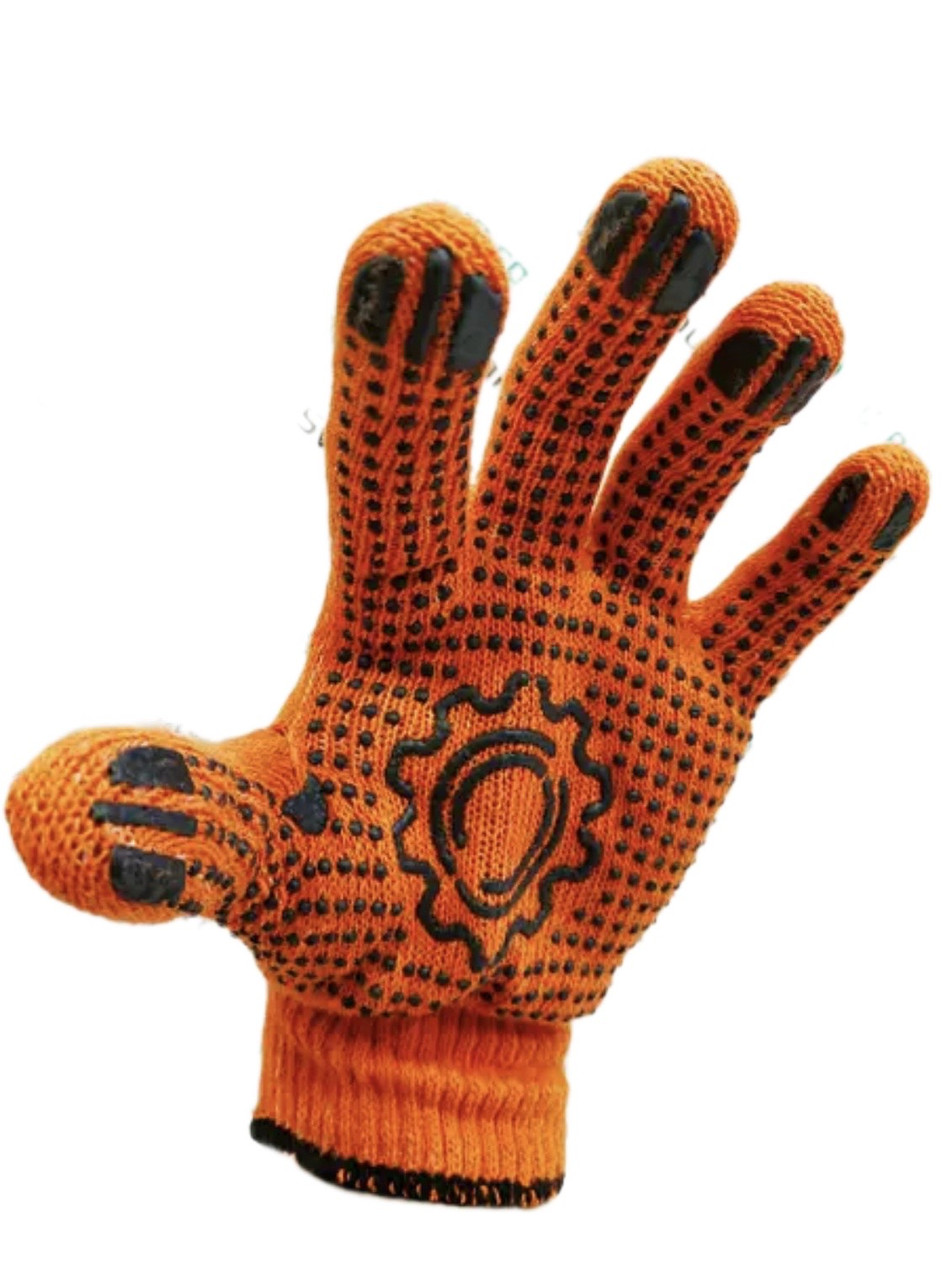 Рукавички робочі будівельні х/б "Шестерня" 12 пар/паковання.