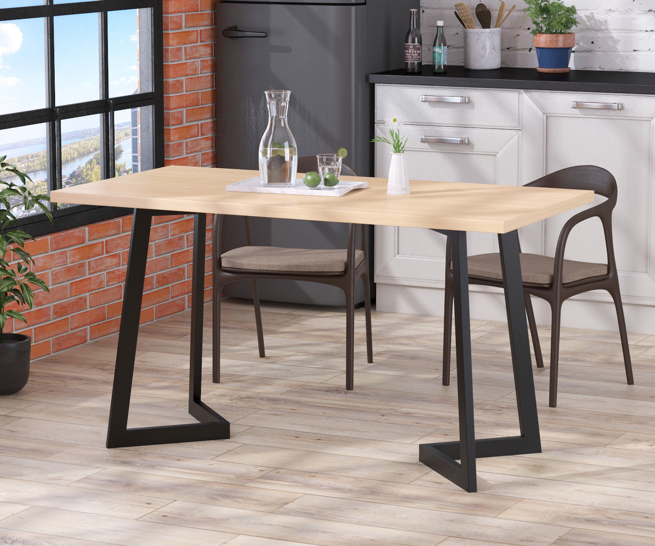 Стіл обідній Сільвія Loft Design Дуб Борас