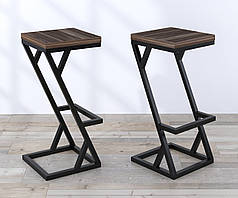 Стілець барний BS-2 Loft Design Горіх Модена