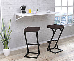 Стілець барний BS-2 soft Коричневий