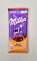 Шоколад Milka с цельным миндалем молочный 90 г