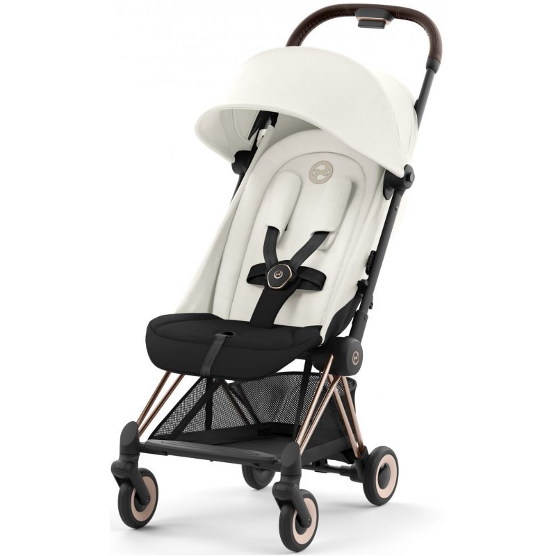 Коляска прогулянкова Cybex Coya Off White шасі rosegold