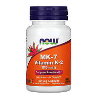 Витамин NOW MK-7 Vitamin K-2 100 mcg (60 veg caps)
