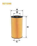 Фильтр масляный WIX 92129E (Bova Daf Irizar Solaris Temsa Van hool)