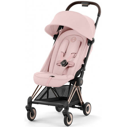Коляска прогулянкова Cybex Coya Peach Pink шасі rosegold, фото 1