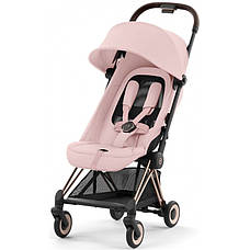 Коляска прогулянкова Cybex Coya Peach Pink шасі rosegold, фото 4