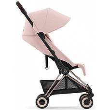 Коляска прогулянкова Cybex Coya Peach Pink шасі rosegold, фото 5