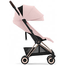Коляска прогулянкова Cybex Coya Peach Pink шасі rosegold, фото 6