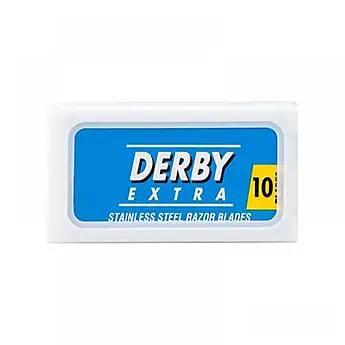 Леза двосторонні Derby Blue 10шт