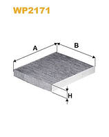 Фильтр салона угольный WIX WP2171 (Audi Seat Skoda Volkswagen)