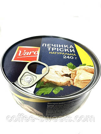Печень трески VARO 240 г., фото 3