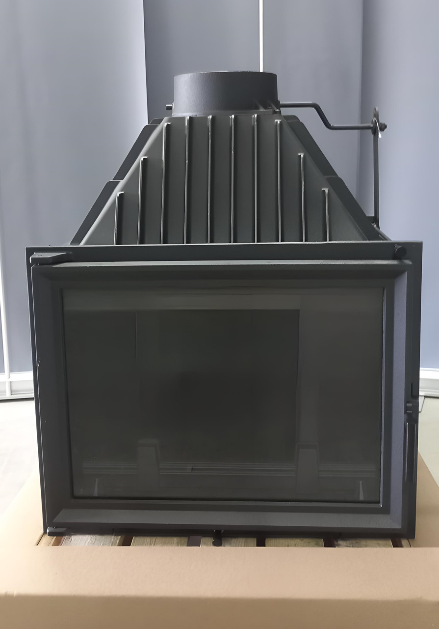Польська чавунна камінна топка із шибером ZUZIA — 16 кВт, фото 1