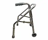 Ходунки на 2 колесах дитячі регульовані за висотою від 52,5 до 62,5 см складані алюмінієвіви Karadeniz Medical, фото 2