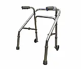 Ходунки на 2 колесах дитячі регульовані за висотою від 52,5 до 62,5 см складані алюмінієвіви Karadeniz Medical, фото 3