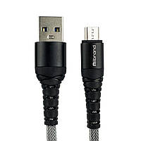 Шнур Micro USB 1m | Mibrand  MIDC/14MBG - Кабель микро юсб