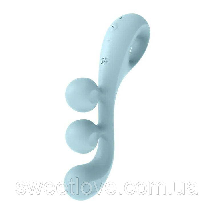 Універсальний вібратор Satisfyer Tri Ball 2, 3 мотори, гнеться