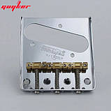 Гітарний Бридж Wilkinson струнотримач для електрогітари Telecaster ЛАТУНЬ, фото 3