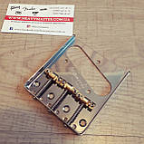 Гітарний Бридж Wilkinson струнотримач для електрогітари Telecaster ЛАТУНЬ, фото 4