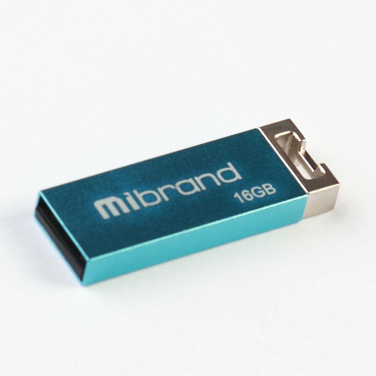 USB Флешка на 16 Гб | Флеш-накопичувач Flash Mibrand USB 2.0 Chameleon 16Gb Light blue | Флешка-брелок