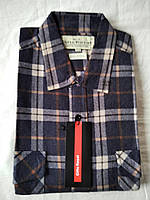 Мужская байковая рубашка темного цвета Royal СОСТАВ: 100 % Cotton Размеры 46 - 47