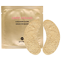 Коллагеновые патчи для лифтинга кожи вокруг глаз Glowiest Sweet Dreams Collagen Glow Gold Eye Mask 1 пара 6 г