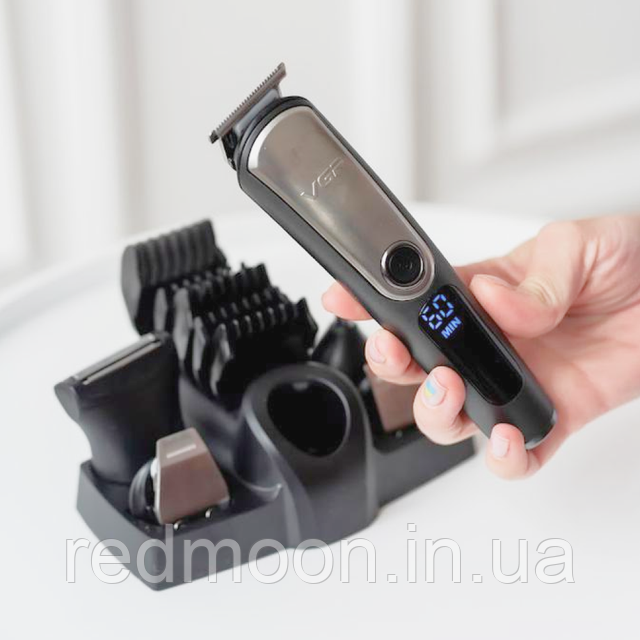 Машинка для стрижки волос, носа, бороды 5в1 VGR V-105, 5W