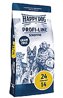Happy Dog Profi-Line Sensitive 24/14 сухой корм для собак всех пород с чувствительным пищеварением, 20 кг