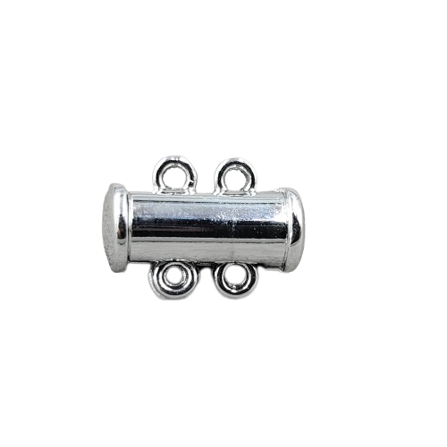 Застібки Finding Замочок магнітний на 2 лінії Сталистий 6 мм x 15 мм