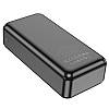 Повербанк 30000mAh УМБ Power Bank HOCO Astute J101B 2USB Type-C QC Black, фото 3