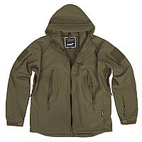 Куртка ветрозащитная с флисовой подкладкой Texar Softshell Falcon Olive