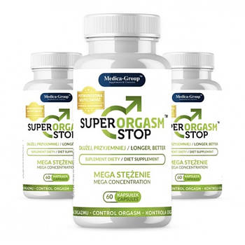 Препарат для відтермінування еякуляції Super Orgasm Stop Capsules, 3x60шт