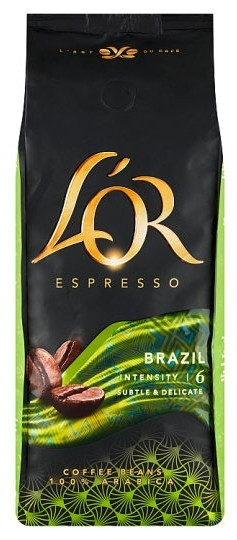 Кава в зернах l'or Espresso Brazil 1000г