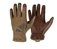 Перчатки кожаные тактические Direct Action Light Gloves Leather Coyote Brown