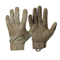 Перчатки кожаные тактические Direct Action CROCODILE FR Gloves Short Nomex Light Coyote